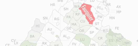 Fauquier County Map