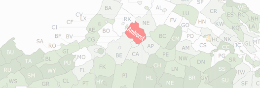 Amherst County Map