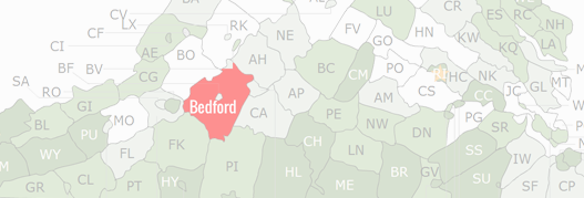 Bedford County Map