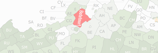 Botetourt County Map