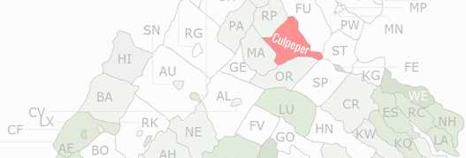 Culpeper County Map