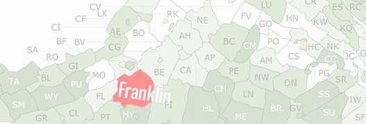 Franklin County Map