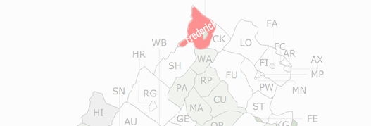 Frederick County Map
