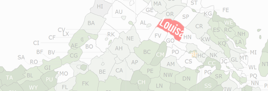 Louisa County Map