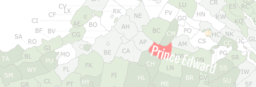 Prince Edward County Map
