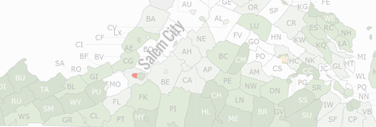 Salem City County Map