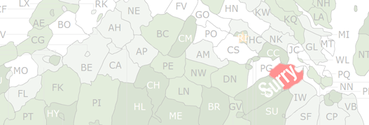 Surry County Map