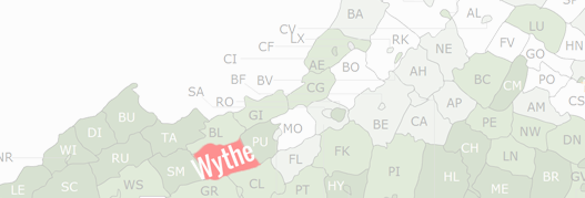 Wythe County Map